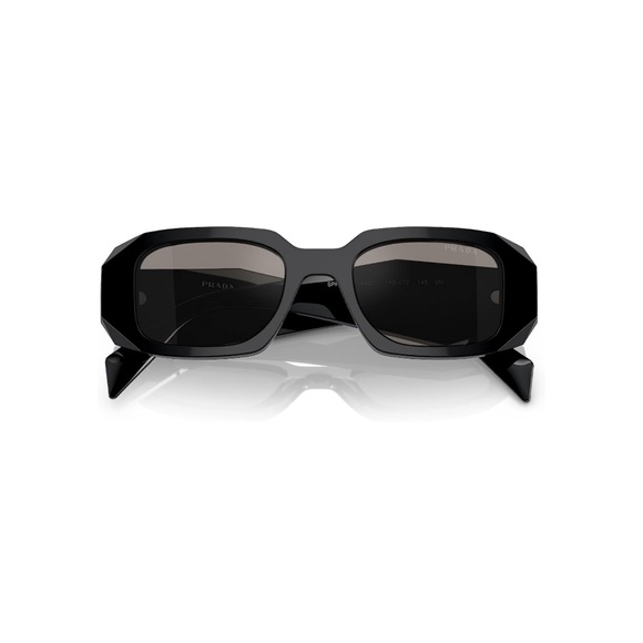 black rectangular Prada sunglasses | case & box included | release year: 2023 - Picture 3 of 7